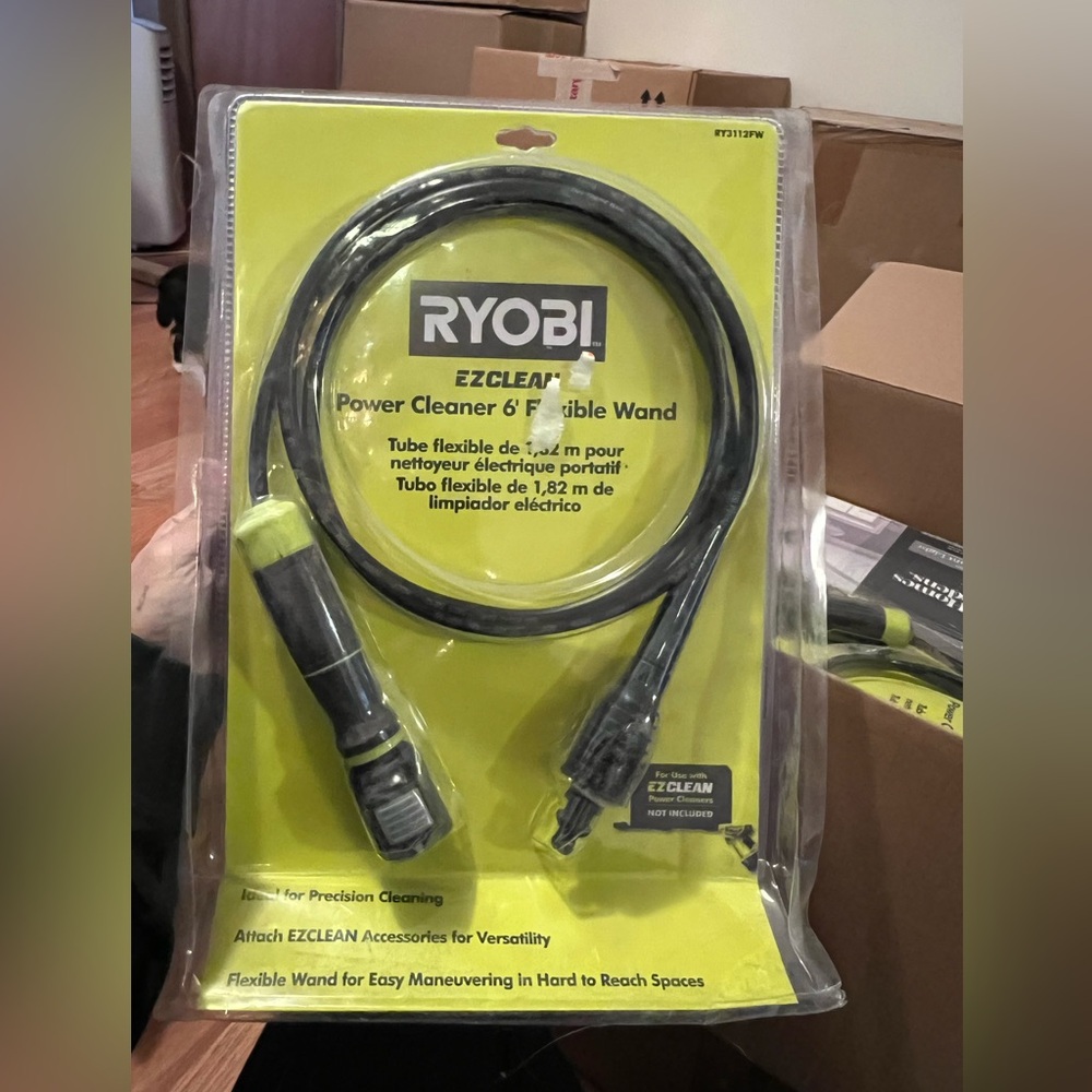 RYOBI Power Cleaner 6’ Flexible Wand